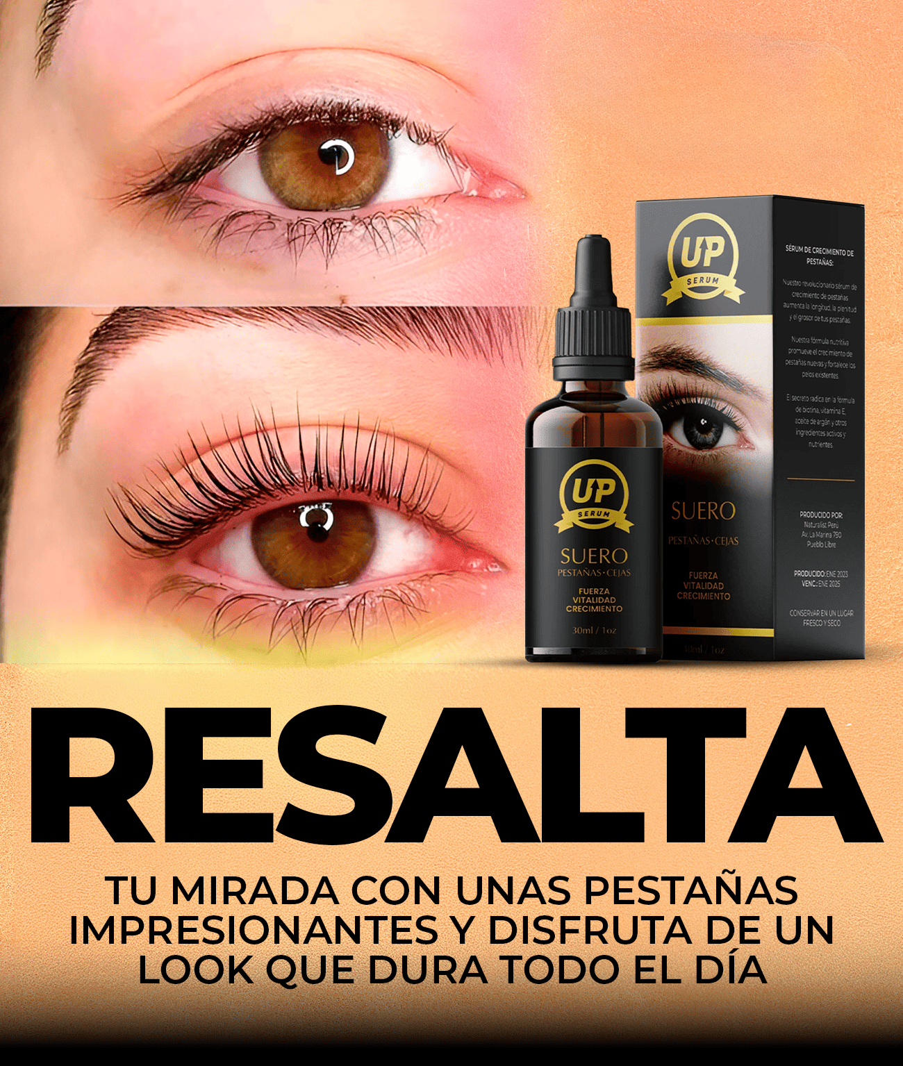 SUERO UP ALARGAMIENTO DE CEJAS Y PESTAÑAS