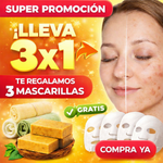 JABON ORIGINAL DE CURCUMA + MASCARILLA GRATIS