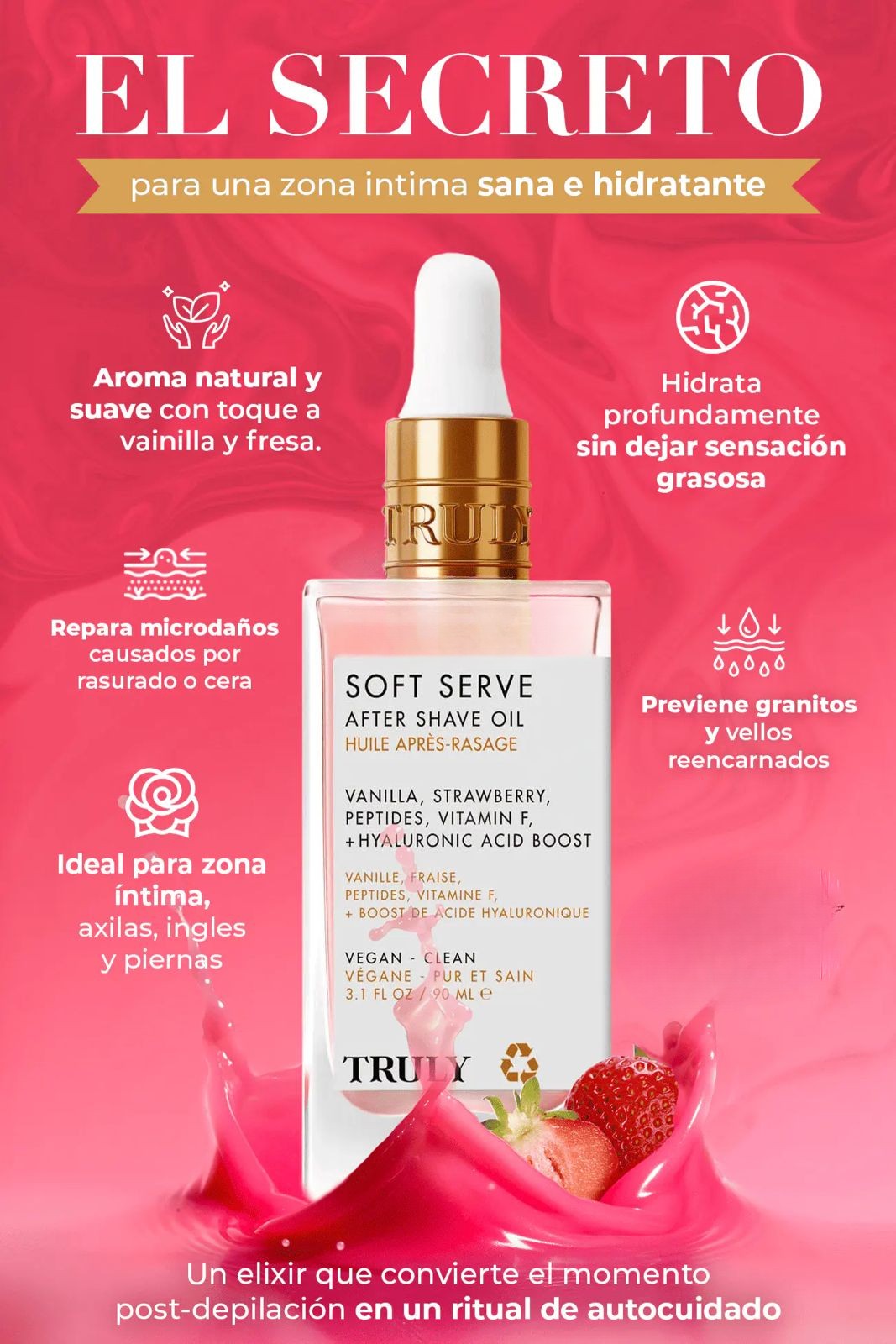 Dúo de Cuidado Femenino 🌸 URO probioticos + TRULY aceite intimo